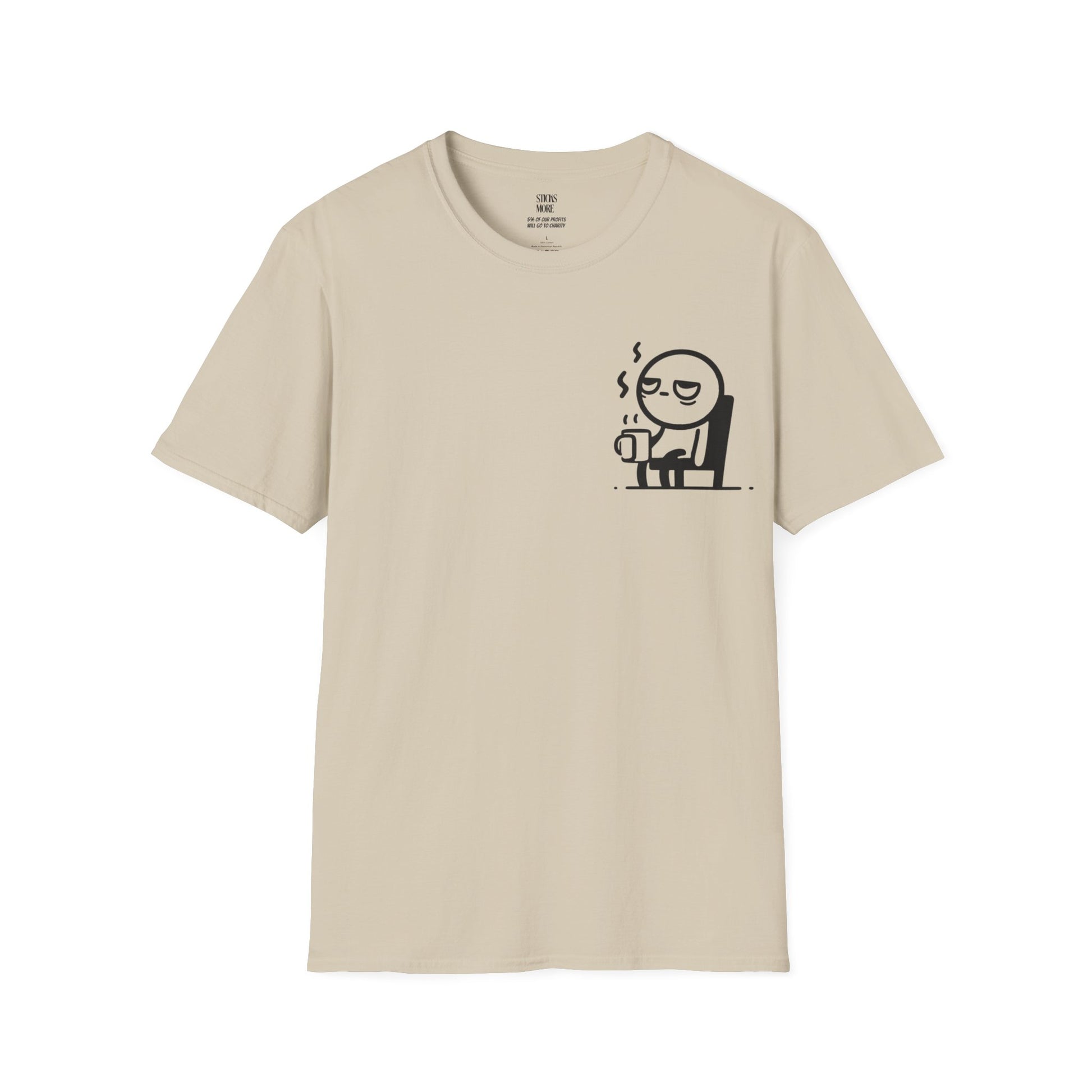 Front view sand t shirt