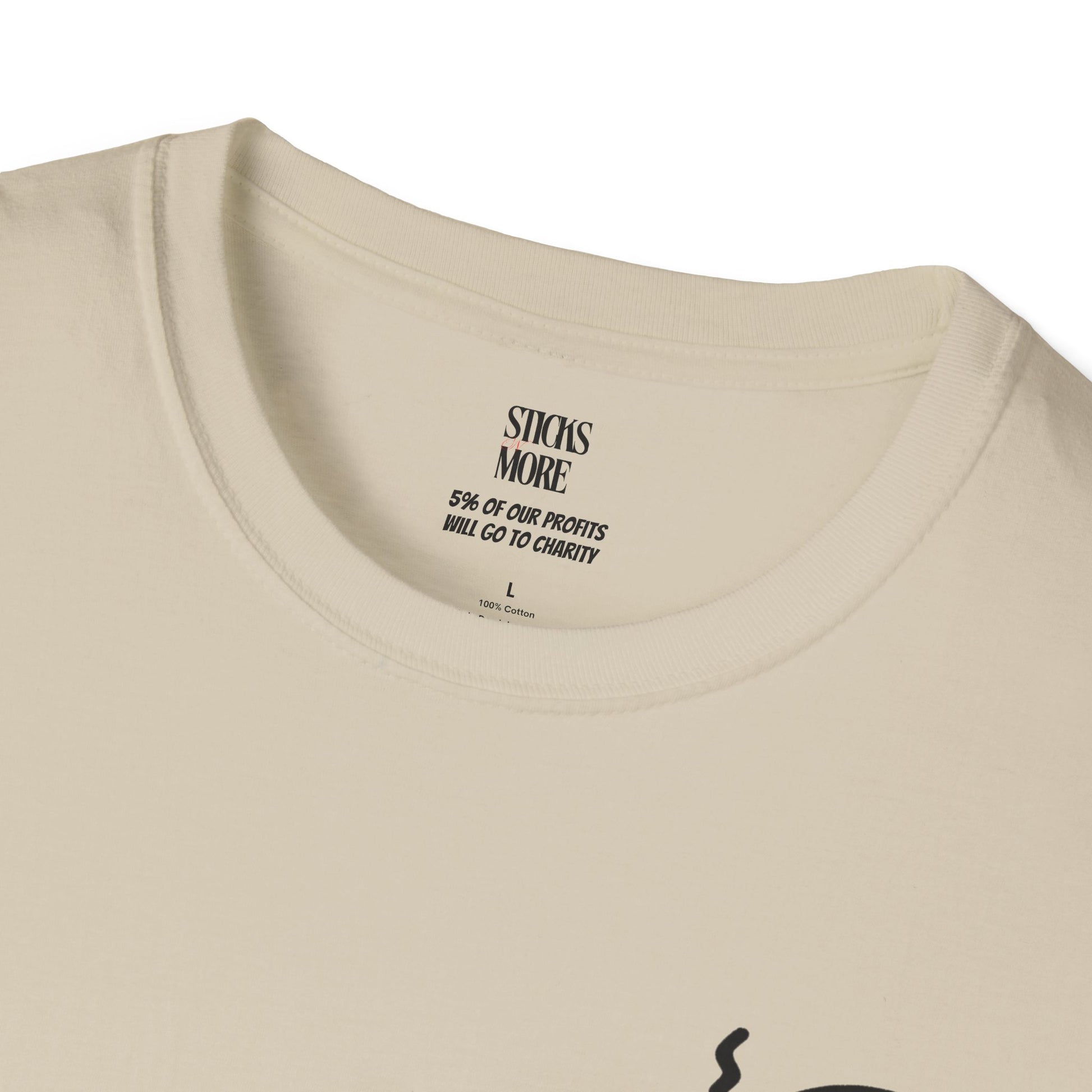 sand neck line t shirt